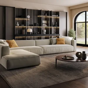 Divano Big Boy design confortevole e trasformabile letto con scelta rivestimenti e colori - Made in Italy