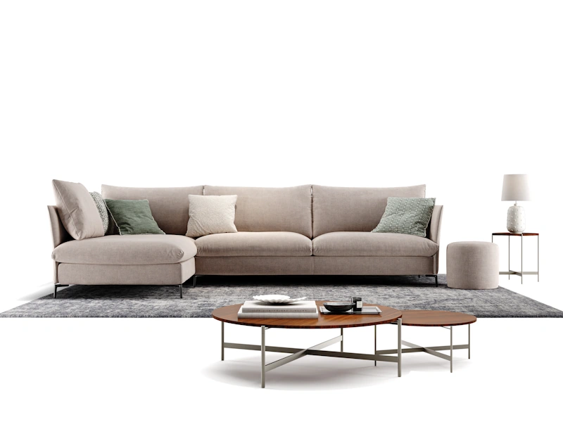 Divano Goodfellas design elegante e trasformabile letto con scelta rivestimenti e colori - Made in Italy - immagine 3